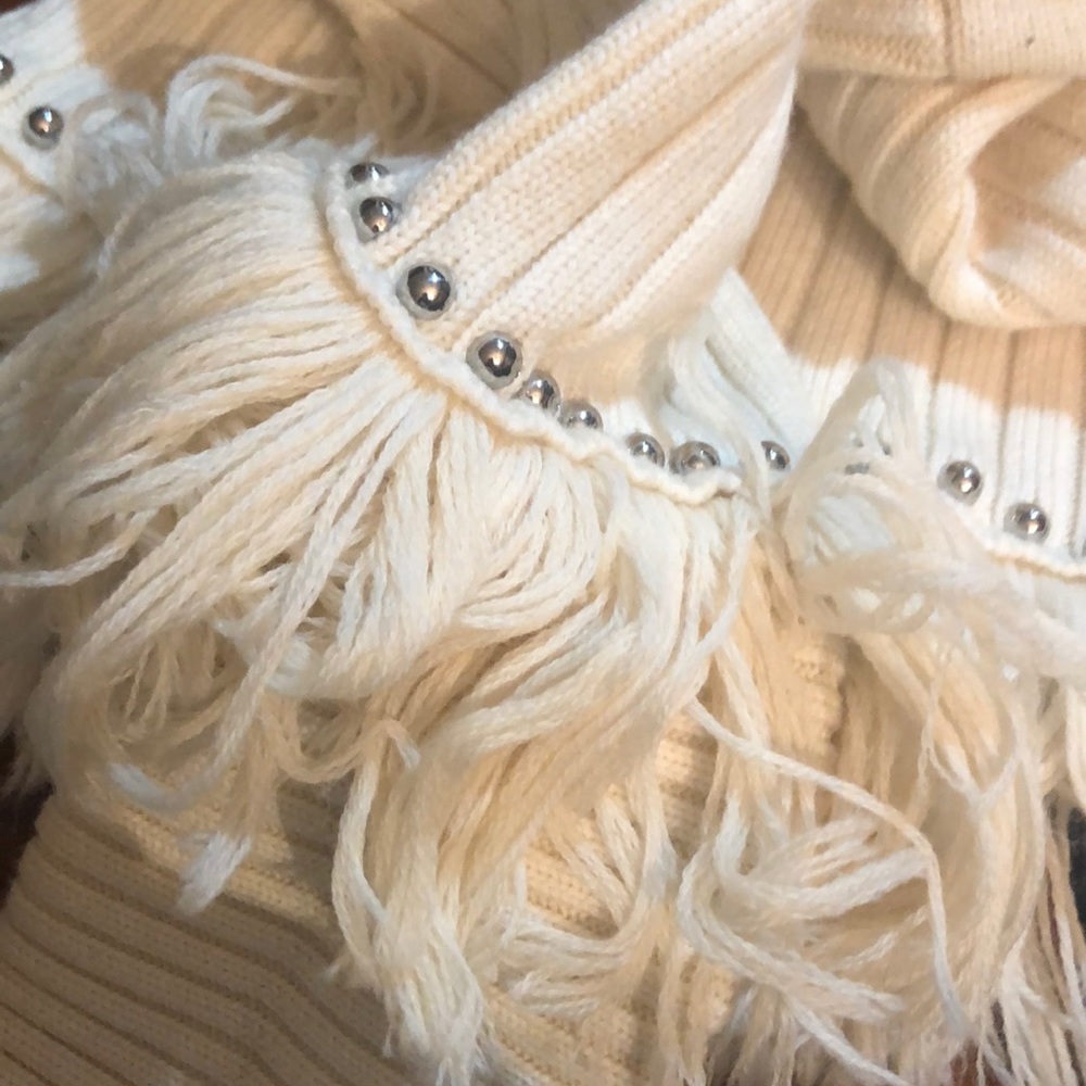 Fun white Jonathan Simkhai sweater